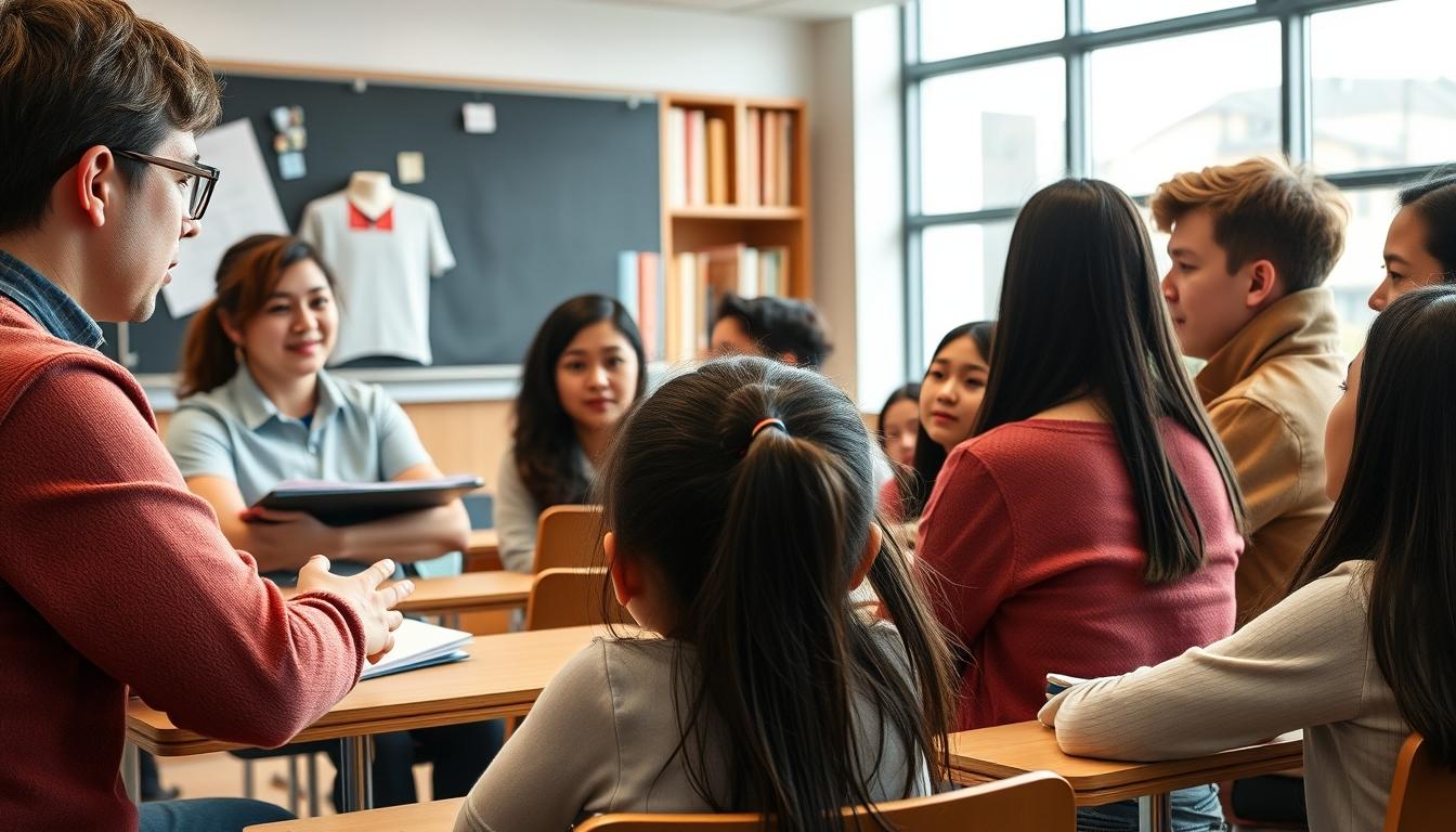 Modern university campus for students