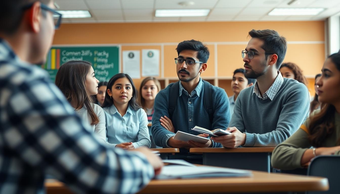 Students collaborating in study space